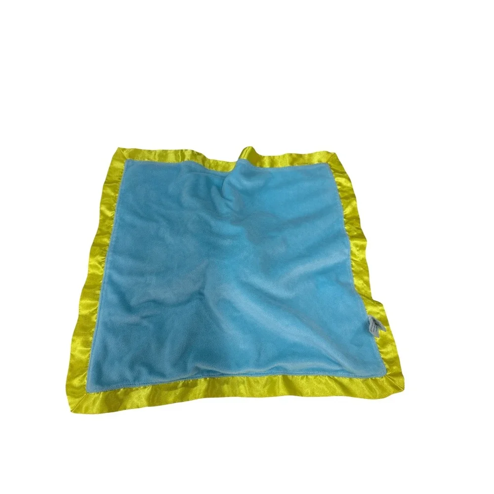 Goodnight Moon Bunny Security Blanket Lovey Blue Yellow Stars Moon‎ Plush